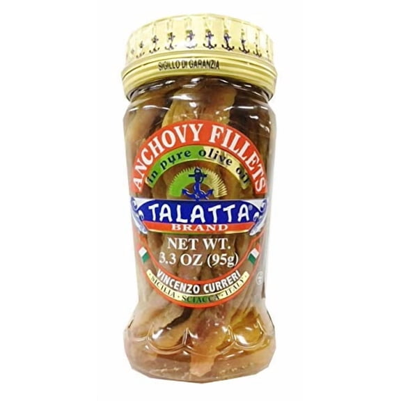 TALATTA Anchovy Fillets In Olive Oil, KKS1 3.3 OZ