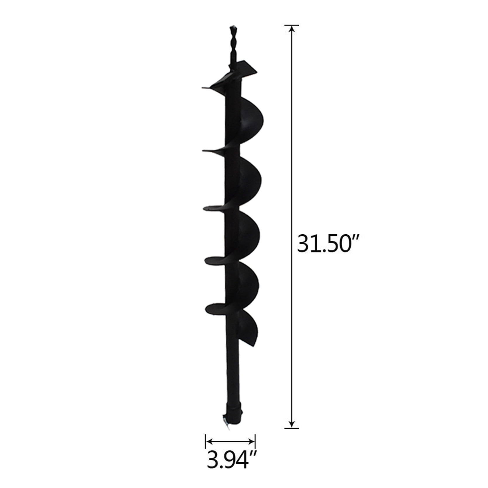 findmall 4" 6" 8" 10" 12" Earth Auger Drill Bits for Gas Powered Post Fence Hole Digger