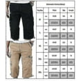 thumbnail image 4 of Men's 3/4 Long Stretch Shorts Waist Cargo Three-quarter Trousers, 4 of 4