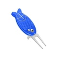 thumbnail image 3 of Herramienta de reparación de Divot de Golf, equipo portátil de repuesto, marcador de pelota de Golf plegable Azul, 3 of 8