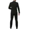 thumbnail image 4 of Paul Lorenzo MM Regular Fit Classic Black 2pc Suit~38S/32W, 4 of 4