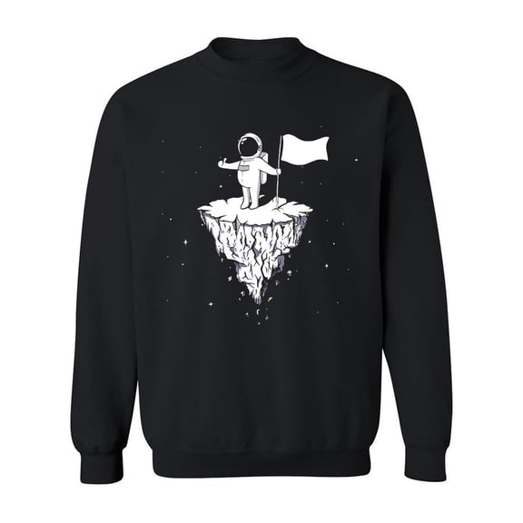 Thumbs Up Astronaut On Space Sweatshirt Men -Image by Shutterstock, Male XX-Large
