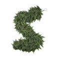 thumbnail image 3 of 6FT Realistic Artificial Cedar Pine Garland with 100 Pine Branches - Thick Lush Full Greenery Garland for Fireplace Mantle Indoor Outdoor Christmas Holiday Home Party Decorations, 3 of 6