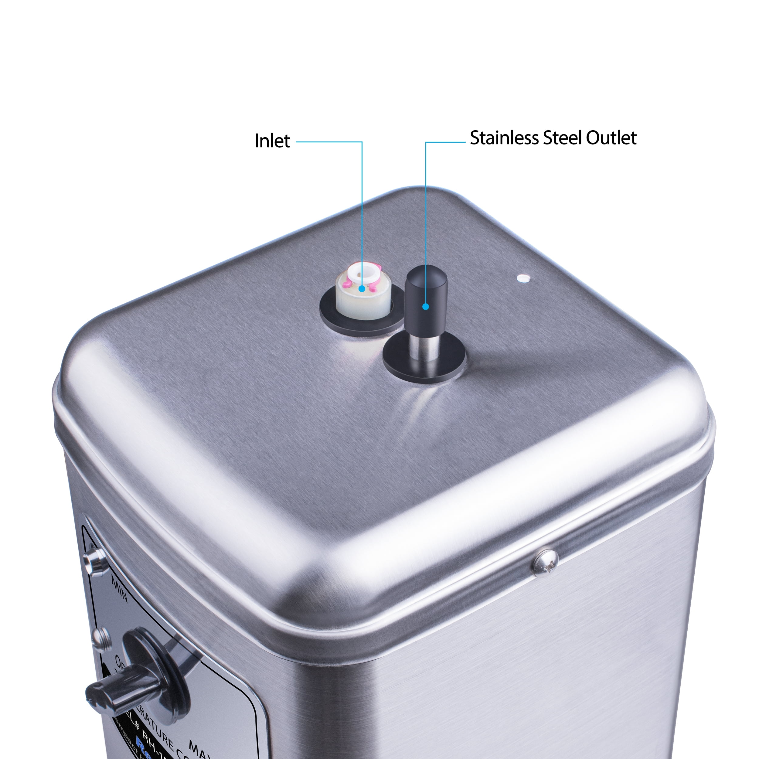 Ready Hot 41-RH-150-F570-BN Compact Water Dispenser, Manual Temperature Control, Reverse Osmosis Compatible, Includes, Brushed Nickel
