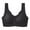 Black, variant on Sakmal Womens Bras Under $10 Beige Front Closure Plus Size Wireless Bra Bra for Ladies