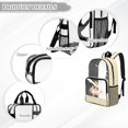thumbnail image 6 of FKELYI Cartoon Sheep Print Clear Backpacks for Elementary Student 17 Inch Schoolbag Transprent School Bookbag Boys Girls Casual Daypack Lightweight Travel Bags, 6 of 7