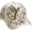 C, variant on Garden Morning Embroidered Cap, Bird & Sacred Heart Floral with Pearl Rhinestone, Adjustable Women Outdoor Hat