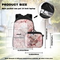 thumbnail image 4 of Yspwyqan Backpack Set for Primary, Cherry Blossom Koala Girls Backpack and Lunch Box Set 4Pcs, Lightweight Large Capacity Adjustable Straps School Bags for Ages 8-15, 4 of 7