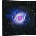 thumbnail image 1 of ARTCANVAS Helix Nebula Unraveling at the Seams Hubble Telescope Ring Canvas Art Print - Size: 18" x 18" (0.75" Deep), 1 of 9
