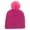Hot Pink, variant on KkSLirnhs Girls Boys Kids Winter Hat Fleece Beanie Girls Accessories Knit Beanies Cap Winter Warm Beanie Hat Knit Thick Ski Cap with Faux Fur Pompom Cute Pink One Size