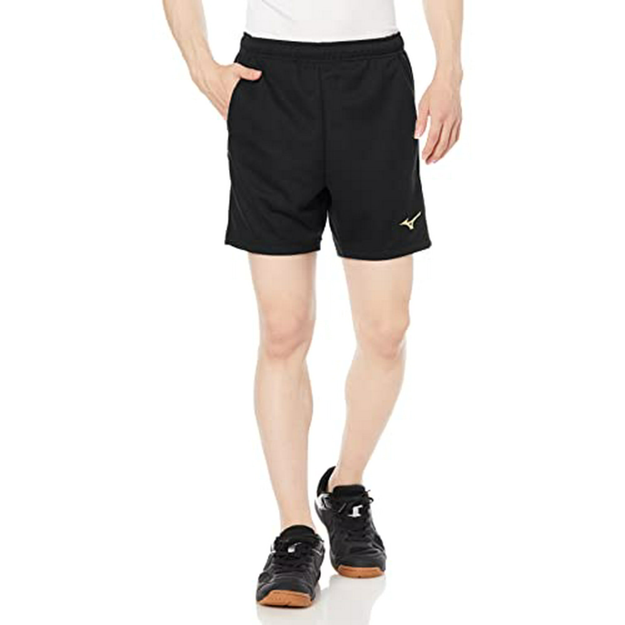 Mizuno Volleyball Wear BASIC Practice Half Pants V2MB2530 Black x Gold S Walmart