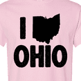 thumbnail image 4 of Inktastic I Love Ohio with State Silhouette T-Shirt, 4 of 5