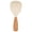 Beige, variant on CSSJKYJ Short Wooden Handle Silicone Spatula, Non-Stick Rice Spoon for Rice Cooker, Heat-Resistant Multifunction Cooking Spoon for Serving, Scooping (Beige)