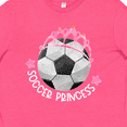 thumbnail image 4 of Inktastic Soccer Princess Tiara Youth T-Shirt, 4 of 5