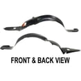 thumbnail image 6 of For Chevy Cobalt 2005 2006 2007 2008 2009 2010 Fender Splash Shield Driver Side | Front | Plastic Liner | CAPA | GM1250120 | 15845961, 6 of 8