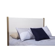 Alpine Furniture Madelyn Queen Wood Panel Bed in White