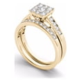 thumbnail image 2 of 3/4 Carat T.W. Diamond 10kt Yellow Gold Cushion-Shape Engagement Ring Set, 2 of 5