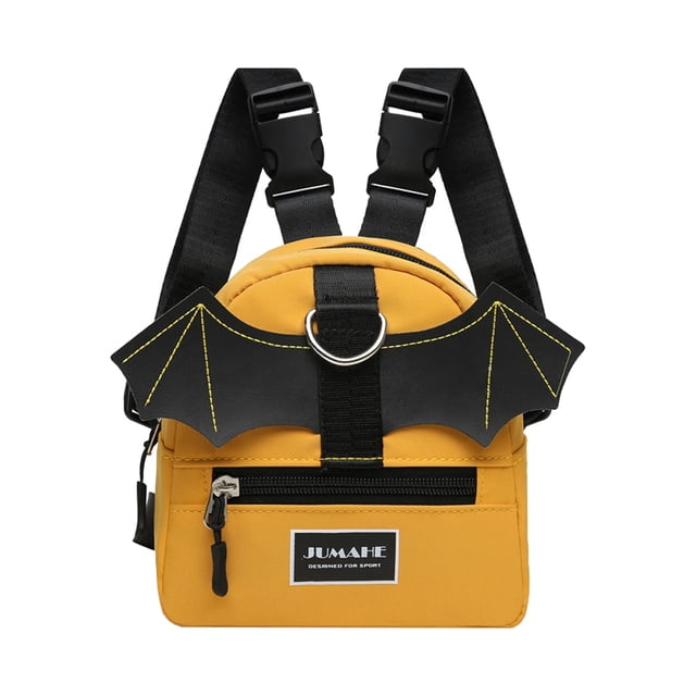 Bonita mochila para mascotas con alas, bolsa para mascotas, arnés para cachorros, mochila para exteriores JShteea El nuevo
