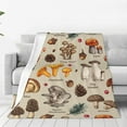 thumbnail image 3 of Mushroom Blanket for Adults Women Teen Girls Mushroom Blanket Gifts 60" x 50" Flannel Mushrooms Collection Throw Blanket for Bed Living Room Sofa Couch Soft Warm Lightweight Cozy Mushroom Decor, 3 of 6