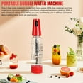 thumbnail image 6 of Portable Soda Siphon, 1L Travel Sparkling Water Maker Machine for Home & Outdoor, Carbonated Water Soda Streaming Machine, Soda Maker for Cocktails or Fizzy Drink, 8 gram CO2 Cartridges(Not Included), 6 of 14