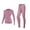 Pink, variant on Fengactive Womens Thermal Underwear Set - Long Johns for Base Layer for Winter-Warm Loungewear