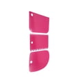 thumbnail image 4 of Advancent Espátula para hornear de 3 piezas, cocina, panadería, pastel, decoración más suave, herramientas de glaseado, reemplazo Herramientas y accesorios para hornear Rosa roja, 4 of 4