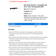 thumbnail image 2 of Rear Shock Absorber - Compatible with 2018 - 2021 Ford Expedition RWD 2019 2020, 2 of 2
