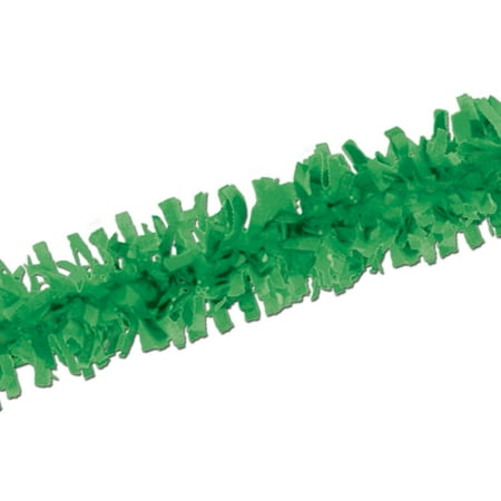 Green Tissue Festooning, 25', (3/Pkg)
