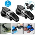 thumbnail image 3 of Blarkrus Silver Car Sun Visor Glasses Clip Car Two-Way Double Clip Rotating Bill Clip Car Multi-Function Bill Clip, 3 of 8