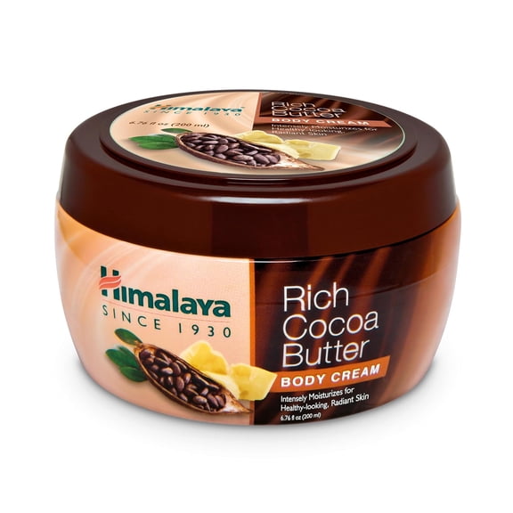 Himalaya Rich Cocoa Butter Body Cream with Cocoa Butter and Vitamin E, 6.76 fl oz (200 ml)