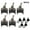 5pcs, variant on 12V Heavy Duty Toggle Flick Switch On/Off Toggle Switch Rocker Switch For Car Dash Light Metal 12 Volt Spst 2 Terminal Pin