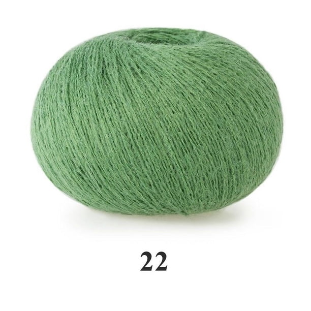 Xiao Hua Hilo acrílico de felpa suave y elegante para hacer pelo de muñecas, tejer a ganchillo y fieltrar con aguja | Bobinas de pelo rizado de lana de oveja cardada, mecha (50 g, A161)