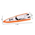 thumbnail image 3 of Bateau RC Simulé Télécommandé 2,4 GHz Bateau de Course Haute Vitesse Jouet de Piscine pour Enfants, 3 of 10