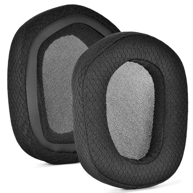 1 Pair Gaming Headphones Soft Ear Pads Mesh + Memory Foam Cushion Cover For Logitech (G335 )