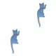 thumbnail image 3 of Wosthever gancho de gato de dibujos animados, imanes de nevera estéreo, gancho colgante, decoración del hogar, nevera, pegatinas Type2 NO2, 3 of 6