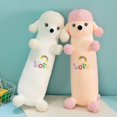thumbnail image 2 of Sleeping Partner Large Long Teddy Dog Pillow Plush Toy Stuffed Doll Teddy Rainbow Dog Doll Sofa Decoration Home DecorationWhite100 cm Deng Xun unisex, 2 of 2