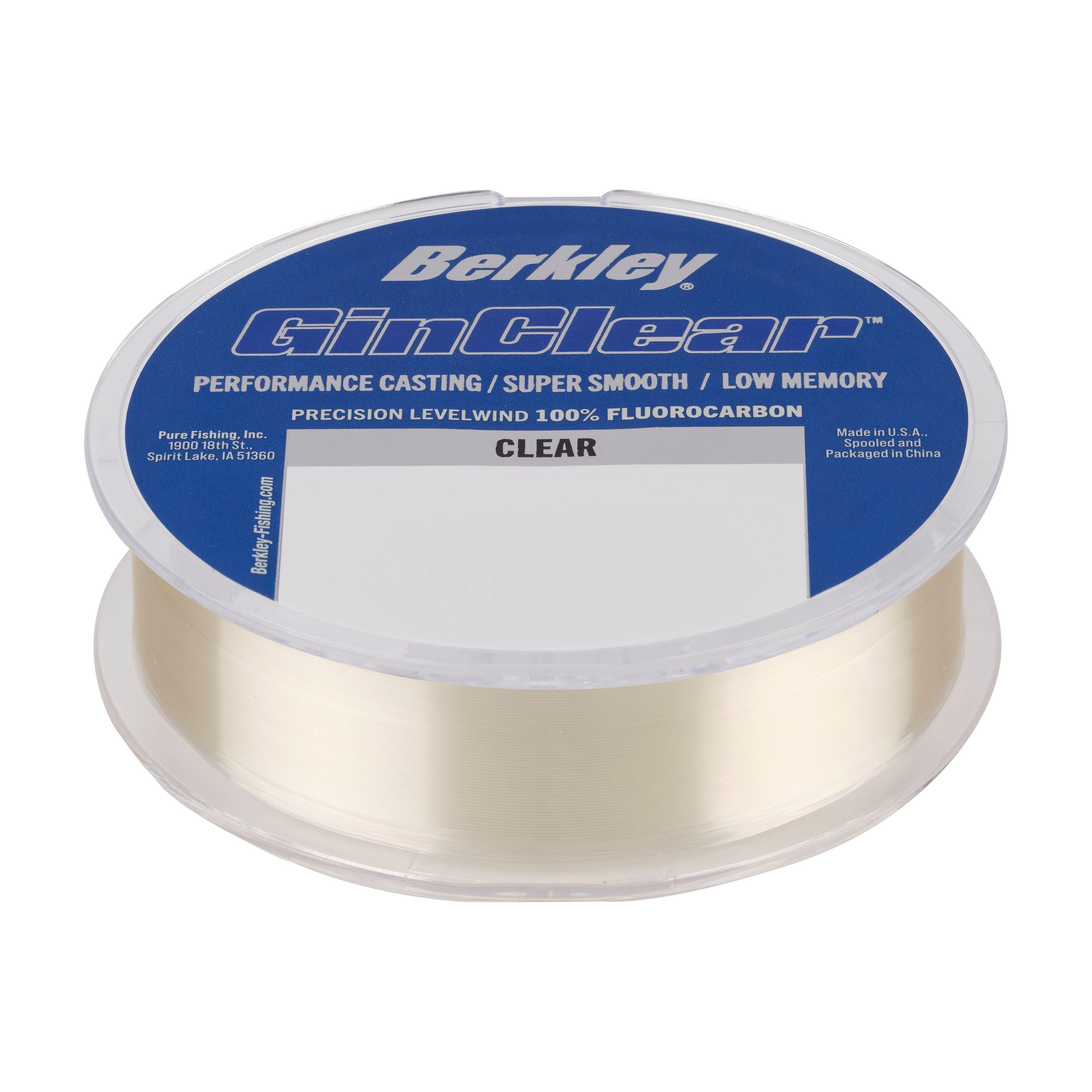 Berkley GINCLEAR Fluorocarbon, Clear, 200 yd,182 m