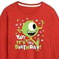 thumbnail image 3 of Disney Monsters Inc - Mike Yay It's My Birthday - Toddler & Youth Long Sleeve Graphic T-Shirt, 3 of 5