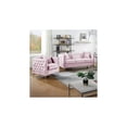 thumbnail image 2 of Lilola Home 2-Pcs Bayberry Glam Velvet Living Room Set, Pink, 2 of 6
