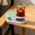 thumbnail image 4 of Striped Clip-On Drink Holder, Portable Easy-Install Beach/Pool Chair Cup Holder with Clamp for Desk Recliner, 4 of 7