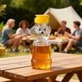 thumbnail image 2 of Shoreew 240ml Plastic Bear Honey Bottle Jars Empty Honey Squeeze Container with Flip-lid Reusable Bear Shaped Juice Bottle for Syrup Sauce Storing Dispensing, 2 of 7