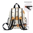 thumbnail image 5 of FORMRS School Backpack with Front Zippered Pocket 12" Student Travel Daypack, Beige Fall Pumpkin, 5 of 6