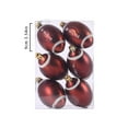 thumbnail image 3 of 6Pcs Classic Football Basketball Christmas Ball Ornaments 2.36 Inch Sports Theme Xmas Tree Decor Shatterproof Hanging Decorations for Sports Fans Holiday Party Home Decor Gift Ideas, 3 of 8