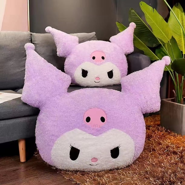 Sanrio-My Melody Kuromi Kawaii, muñeco de peluche suave, almohada de peluche, juguetes de dibujos animados, regalo de cumpleaños para niñas, 50-100cmzhangmengyaKuromi purple+90x100cm1.9kg zhangmengya unisex