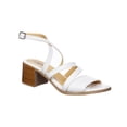 thumbnail image 1 of Sandalias Para Mujer Cruzadas Con Tacón Blanco Formales blanco 23 Incógnita 032D1Z, 1 of 7