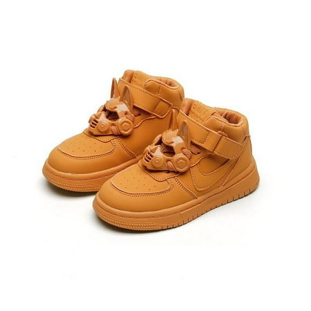 

HuaAngel Boys Youth Robot Cat Face Mask Decor Casual Shoes Sneakers W401 Sizes 9C-4Y
