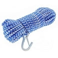 thumbnail image 2 of Attwood 117222 0.25 in. x 100 ft. Hollow Braid Polypropylene Anchor Line, Blue & White, 2 of 2