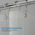 thumbnail image 5 of Bath Bliss PEVA Shower Curtain Liner Frost, 5 of 6