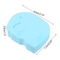 thumbnail image 4 of Unique Bargains 1 Pc Elephant Shape Bath Sponge Body Scrubber Blue, 4 of 6