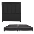 thumbnail image 1 of Box Base Cama King Size + Cabecera Davos Negro, 1 of 7